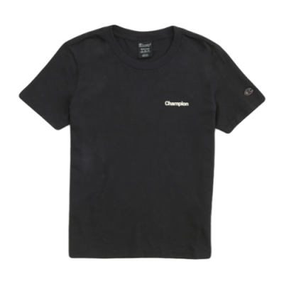 T-Shirts Ausverkauf Champion Wmns Black &#039;C&#039; Collection marškinėliai 111164-KK013