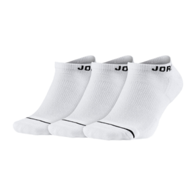 Strümpfe Kollektionen Jordan Jumpman No Show Socks (3 pairs pack) SX5546-100 Black White