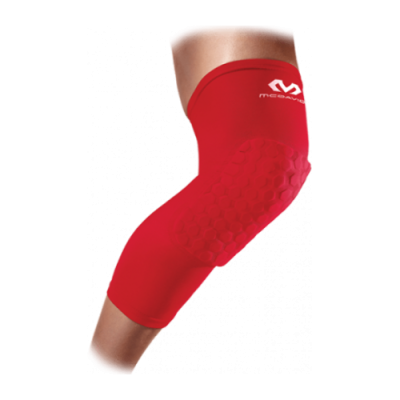 Schweißbänder Männer McDavid HexPad Leg Sleeves 2pc 6446R-RED Red White