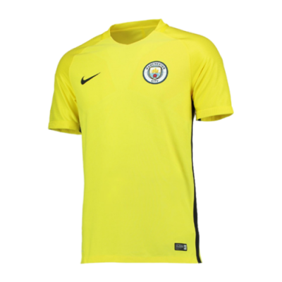 T-Shirts Ausverkauf Nike Manchester City Aeroswift Strike Football T-shirt 829978-742 Black Yellow