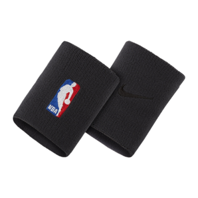 Schweißbänder Damen Nike NBA Elite Basketball du riešų raiščiai NKN03001-001 Black