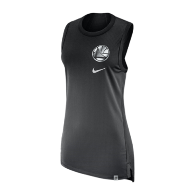 T-Shirts Ausverkauf Nike WMNS NBA Golden State Warriors Sleeveless Tee 865484-010 Black Grey
