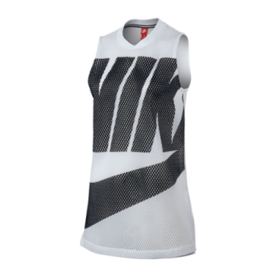 T-Shirts Ausverkauf Nike WMNS NSW Mesh Tank Top 833480-100 Black White